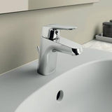 Ideal Standard Ceraflex Waschtischarmatur Chrom 101 mm mit Ablaufgarnitur und BlueStart