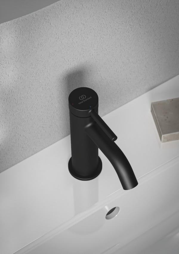 Ideal Standard Ceraline Nuovo Waschtischarmatur 105 mm mit Push-Open-Ventil und BlueStart Chrom