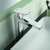 Ideal Standard Ceraplan H250 Waschtischarmatur mit Ablaufgarnitur, 138 mm Ausladung, Chrom