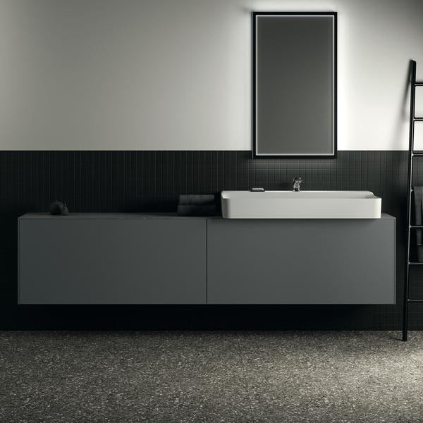 Ideal Standard WT-Unterschrank Conca, 2 Auszüge, Weiß, 2385x373x540mm, ohne Platte