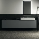 Ideal Standard WT-Unterschrank Conca, 2 Auszüge, Weiß, 2385x373x540mm, ohne Platte