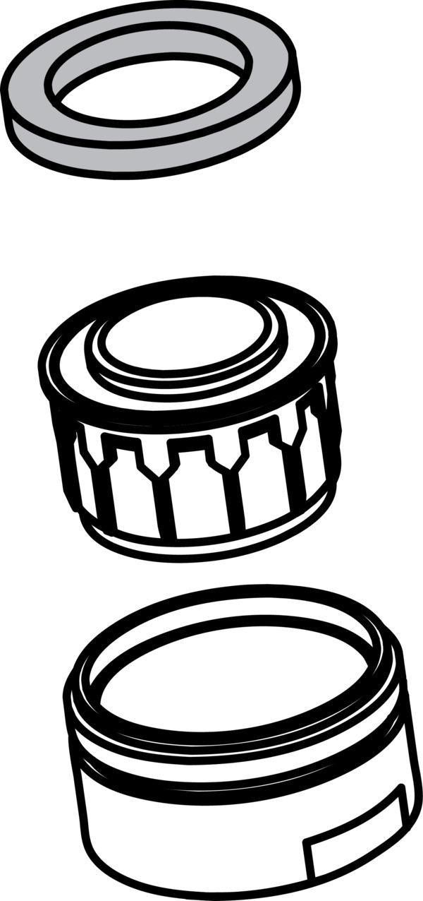 Ideal Standard Meloh Strahlregler M24x1mm Chrom – Glänzender Wasserstrahl-Regler