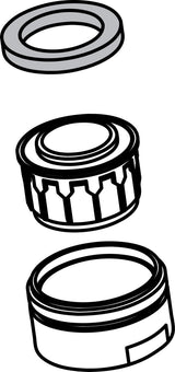 Ideal Standard Meloh Strahlregler M24x1mm Chrom – Glänzender Wasserstrahl-Regler