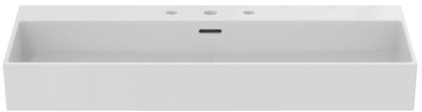 Ideal Standard Waschtisch Extra 1015 mm geschliffen Weiß mit 3 Hahnlöchern und Überlauf