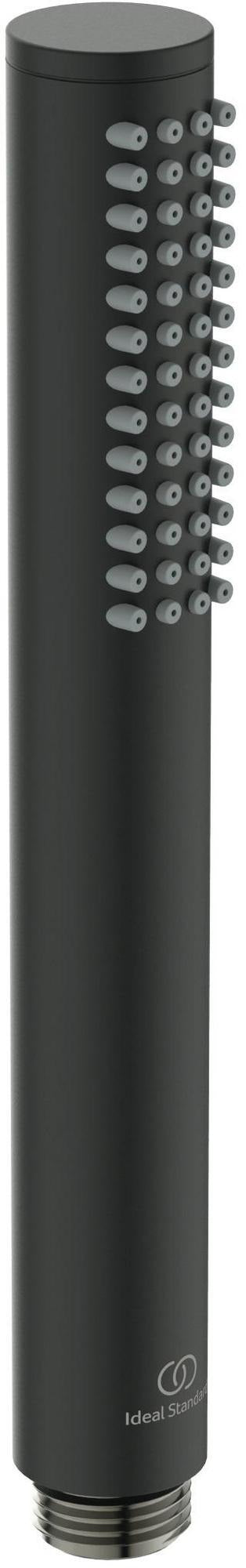 Ideal Standard Idealrain Dusch-Bundle: Kopfbrause & Stabhandbrause Silk Black
