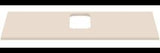 Ideal Standard i.life B Waschtischplatte 1002x507x18 mm Weiß Matt – mittiger Ausschnitt