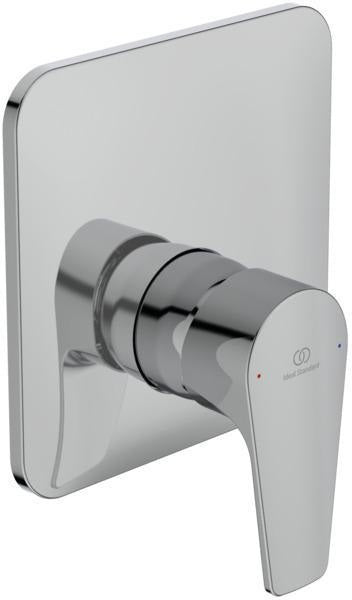 Ideal Standard Cerafine D Brausearmatur Unterputz Fertigmontageset Chrom Rosette 163x163 mm