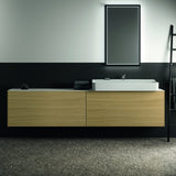 Ideal Standard Waschtischplatte Conca aus Keramik 2385x373x6 mm in Pietra Grau