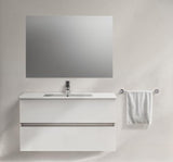 Ideal Standard MWT-Unterschrank Eurovit+ 1000mm, 2 Auszüge, grau lackiert, wandhängend, Softclose