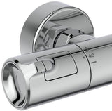 Ideal Standard Duschsystem Ceratherm T50 mit 250 mm Kopfbrause und Thermostat in Chrom