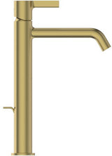 IDEAL STANDARD Joy Waschtischarmatur Brushed Gold mit Ablaufgarnitur 170mm