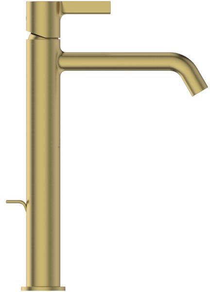 IDEAL STANDARD Joy Waschtischarmatur Brushed Gold mit Ablaufgarnitur 170mm