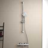 Ideal Standard Ceratherm T100 Brausethermostat mit Brausegarnitur 900 mm Chrom