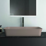 IDEAL STANDARD Ipalyss Schale 650x400x120 mm Seidenweiß – Aufsatzwaschtisch ohne Hahnloch & Überlauf