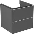 IDEAL STANDARD Adapto Schubladenfront 510 mm unten, Anthrazit matt – für Waschtischunterschrank