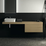Ideal Standard Conca WT-Unterschrank 800 mm, 1 Auszug, Eiche hell, ohne Platte
