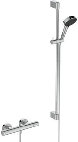IDEAL STANDARD Brausekombination Ceratherm T25 N 900 mm mit Thermostat, 2-Funktions-Handbrause, Chrom