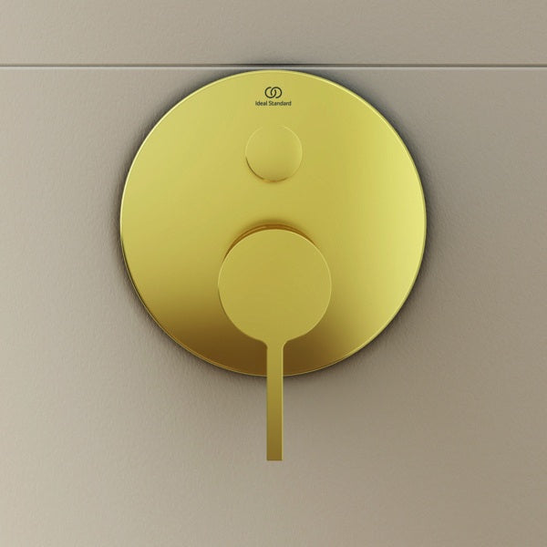 Ideal Standard Joy Badearmatur Unterputz Bausatz 2 in Brushed Gold – Einhandhebelmischer