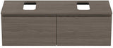 Ideal Standard Finesse Waschtischunterschrank 1200 mm mit 2 Auszügen und Softclose in Greige matt