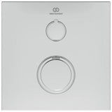 Ideal Standard Ceratherm C100 Einzelthermostat Unterputz Rosette 163x163mm Brushed Gold