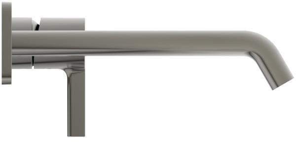 IDEAL STANDARD Joy Wand-Waschtischarmatur Brushed Gold 220 mm eckige Rosette – Einhandhebelmischer