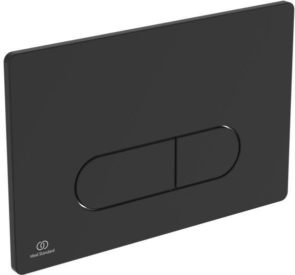 IDEAL STANDARD Betätigungsplatte Oleas M1, mechanische 2-Mengen-Technik, Schwarz