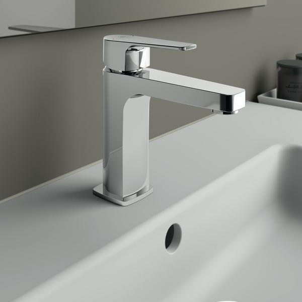 Ideal Standard Cerafine D Waschtischarmatur, Chrom, 120 mm Ausladung, ohne Ablaufgarnitur