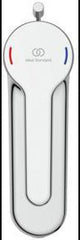 Ideal Standard Ceraplus Grande Waschtischarmatur mit Ablaufgarnitur – Chrom, 123 mm Ausladung, Einhandhebel