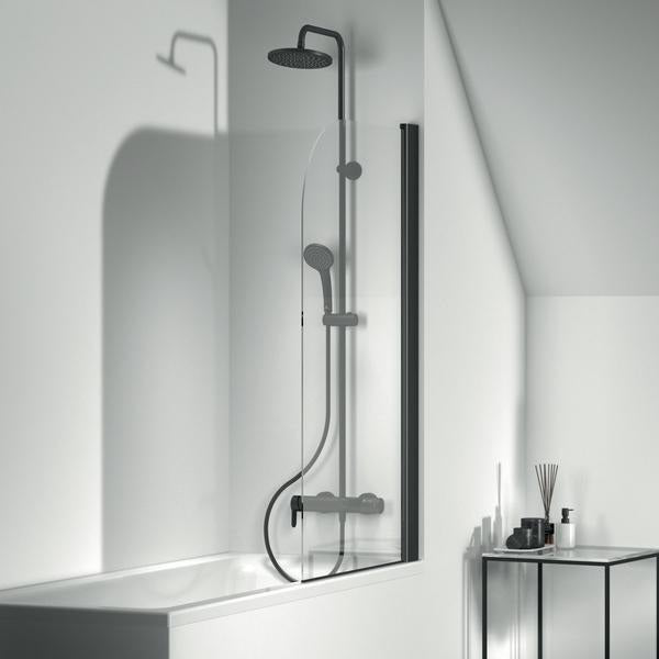 Ideal Standard Duschsystem Cerafine O mit Badearmatur Chrom – Regenkopfbrause & Handbrause