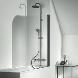 Ideal Standard Duschsystem Cerafine O mit Badearmatur Chrom – Regenkopfbrause & Handbrause