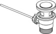 Ideal Standard IS Ablaufgarnitur Chrom – Verchromte Ablaufgarnitur für Waschtische