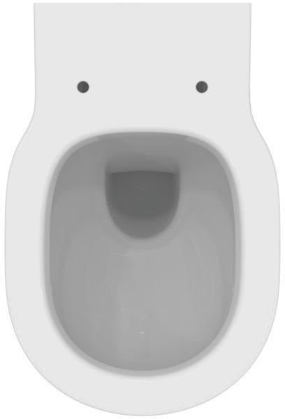 Ideal Standard Wandtiefspül-WC Connect 360x540x340 mm Weiß – Kristallporzellan, 4,5/6 l