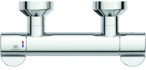 Ideal Standard Ceraplus Safe Aufputz-Brausethermostat, 115-133 mm, Chrom, Thermostatisch, 22 l/min