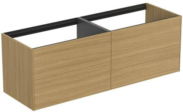 Ideal Standard Conca WT-Unterschrank 1585 mm, 4 Auszüge, Eiche hell, ohne Platte