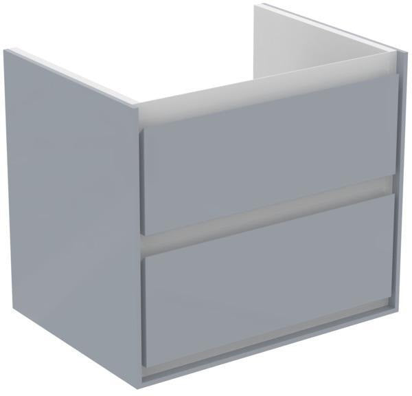 IDEAL STANDARD Connect Air Waschtischunterschrank 600 mm, 2 Auszüge, Weiß Glanz/Matt