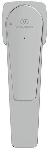 Ideal Standard Cerafine D Waschtischarmatur, Einhandhebelmischer mit Kaltstart-Funktion, Chrom, 120 mm Ausladung