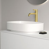IDEAL STANDARD Joy Waschtischarmatur Brushed Gold mit Ablaufgarnitur 170mm