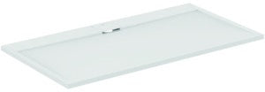IDEAL STANDARD Ultra Flat S i.life Brausewanne 1700x800x30 mm Carraraweiß – Mineralguss, Anti-Rutsch, matt