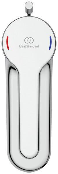 Ideal Standard Ceraplus Waschtischarmatur mit Ablaufgarnitur, 112 mm Ausladung, Chrom