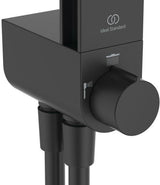Ideal Standard Duschsystem Ceratwist Alu+ mit 2 Ablagen, Kopf- und Handbrause, Aluminium