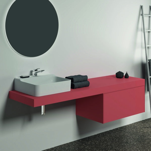 Ideal Standard Conca Konsole 1600x505x80 mm Weiß – Rechteckige Waschtischplatte