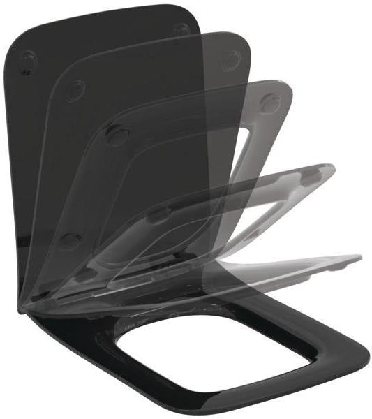 Ideal Standard WC-Sitz Blend Cube Sandwich Softclosing Weiß – Duroplast mit Absenkautomatik