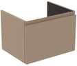 Ideal Standard Finesse Waschtischunterschrank 530 mm, 1 Auszug, Greige matt – Wandhängend mit Softclose