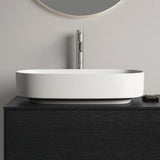 Ideal Standard Linda-X Aufsatzwaschtisch 550x380mm Weiß ohne Hahnloch mit Überlauf