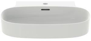IDEAL STANDARD Aufsatzwaschtisch Linda-X 600x500mm, 1 Hahnloch, mit Überlauf, weiß