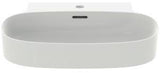 IDEAL STANDARD Aufsatzwaschtisch Linda-X 600x500mm, 1 Hahnloch, mit Überlauf, weiß