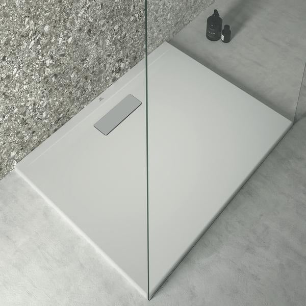 IDEAL STANDARD Rechteck-Brausewanne Ultra Flat New 900x700x25 mm Weiß – bodenebener Einbau