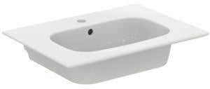 Ideal Standard i.life A Waschtisch-Set 60 cm mit Unterschrank, weiß matt, schwarzer Griff
