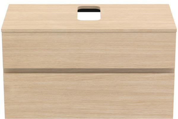 Ideal Standard Finesse Waschtischunterschrank 1002 mm, 2 Auszüge, Greige matt, wandhängend