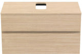 Ideal Standard Finesse Waschtischunterschrank 1002 mm, 2 Auszüge, Greige matt, wandhängend